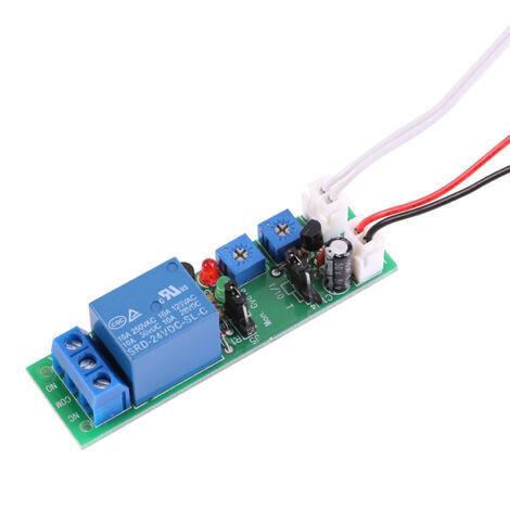 DEESSE SHOP-Module de Relais de Minuterie de Cycle Réglable, DC 5 V 12 V 24 V avec Haute Précision pour Aquarium, Circuit de Test de Machine, équipement D'exploitation de Minuterie (DC 24 V.