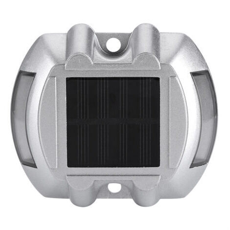 DEESSE SHOP-Moulage de l'énergie solaire en aluminium étanche 6 LED lampe extérieure route allée voie bleu clair
