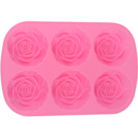 DEESSE SHOP-Moule à Chocolat en Silicone Rose, Moulage de Roses pour Garde-manger, Congélateur, Moules à Chocolat