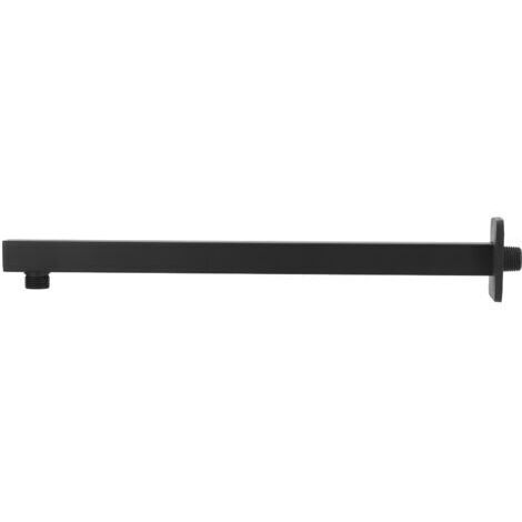 DEESSE SHOP-NPT1/2 41 cm bras de douche dissimulé mural pommeau de douche bras d'extension pour maison salle de bain noir