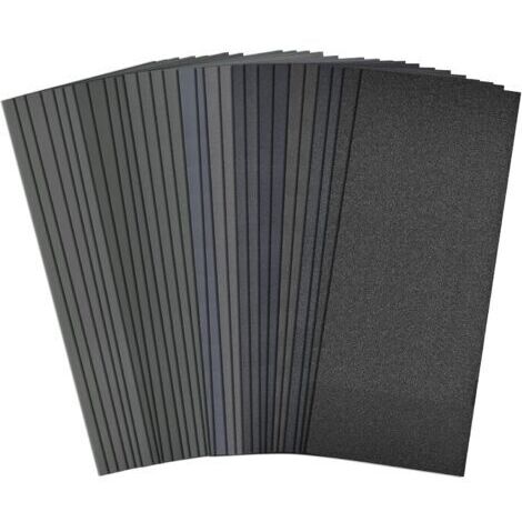DEESSE SHOP-Papier abrasif sec/étanche (20 pièces) 10000