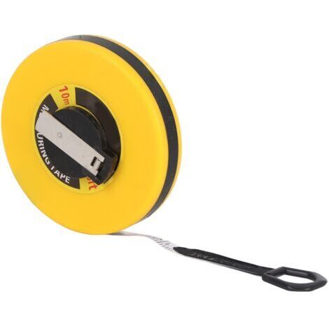 DEESSE SHOP-Phefop Taille de la Bande en Fibre de Verre pour les Mesures de Précision, une Règle Douce Durable pour les Travailleurs de la Construction, Compacte et Facile à Utiliser (10 cm)