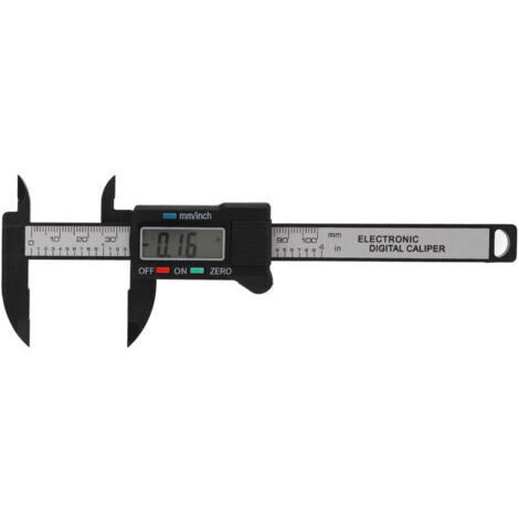 DEESSE SHOP-Pied à Coulisse Numérique, Mini Outil de Mesure à Pied à Coulisse Numérique à LED, Matériau ABS Léger Facile à Utiliser, Affichage LED pour la Mesure de la Taille, Pieds à