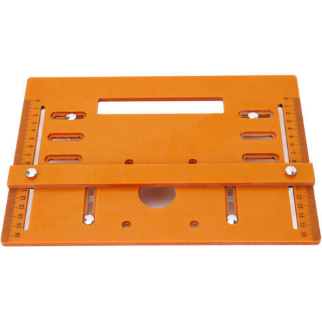 DEESSE SHOP-Plaque de Base de Scie Circulaire, Outil Multifonctionnel avec Conception de Poinçonnage, pour Moteurs Universels, Aide à la Coupe