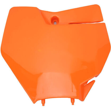 DEESSE SHOP-Plaque d'immatriculation avant de moto, couvercle de plaques signalétiques en plastique ABS pour EXC 150 250 300 TPI 2020 à 2022 Orange.