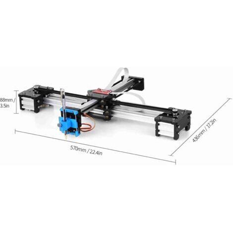 DEESSE SHOP-Plotter Pen Drawing Robot Desktop Assemblé Machine de Dessin pour écrire de L'argent (Prise UE)