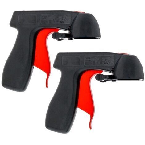 DEESSE SHOP-Poignée De Pistolet Spray Aérosol - Pistolet Bombe Peinture, Poignée De Pistolet Originale pour Bombes Aérosols, Support De Boîte À Laque, Pistolet À Peinture pour Bombes Aérosols(2PCS) - 
