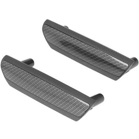 DEESSE SHOP-Poignée de Porte Intérieure, 7H0 867 179B Robuste 2 Pcs Style Fibre de Carbone ABS Durable pour Accessoire de Voiture
