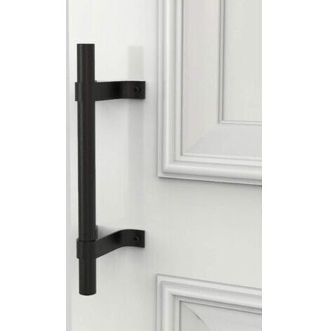 DEESSE SHOP-Poignée de Porte, Matériel de construction Construction Coulissante de Grange Vintage Tirer pour le Matériel de Meubles d'armoire de Placard(Noir)