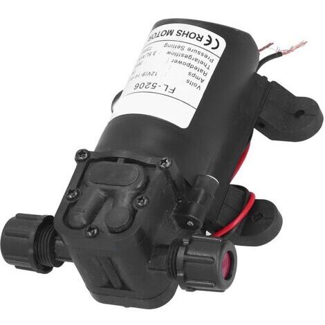 DEESSE SHOP-Pompe à diaphragme 12V 36W Double filetage Mini pompe à eau haute pression DC pour pulvérisateur agricole