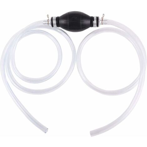 DEESSE SHOP - Pompe à Siphon manuelle pompe de transfert de liquide tuyau aspiration manuelle pompe à main d'urgence aspiration pour eau huile essence