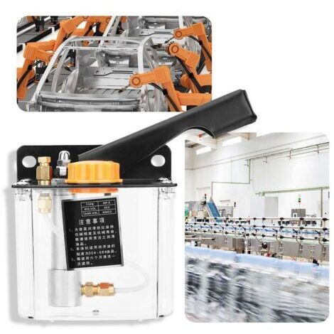 DEESSE SHOP-Pompe de lubrification manuelle HP-5R, actionnée à droite, 650CC, pour Machine-outil CNC