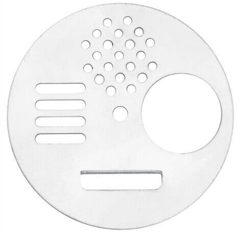DEESSE SHOP-Pongnas Beeurs en Acier Inoxydable Ventilateur des Outils de Porte D'apicacing Round 5pcs