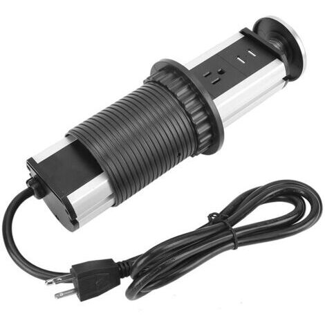 DEESSE SHOP-Prise de courant électrique Accueil Cuisine Plan de travail Bureau Pull PopUp Socket avec port USB électrique