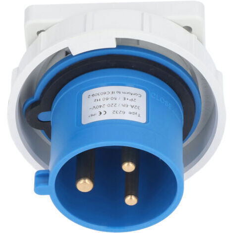 DEESSE SHOP-Prise Industrielle Connecteur de Prise Inversée 220240V Ip67 32A Anti-poussière 220 240V Adaptateur de Connecteur Adaptateur de Connecteur Adaptateur de Connecteur Connecteurs.