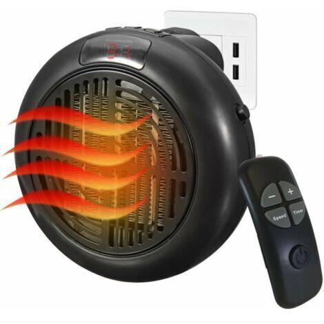 DEESSE SHOP-Radiateur soufflant, Chauffage d'appoint télécommandé 400W