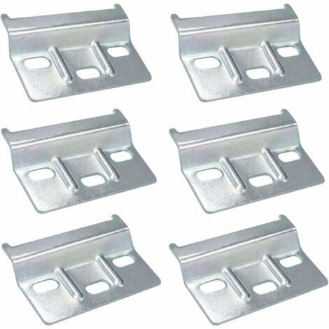 DEESSE SHOP - Rail de suspension plaque de fixation Support placards meubles 6 pièces rail de suspension pour meubles 64mm placards de cuisine placards meubles garde-robe