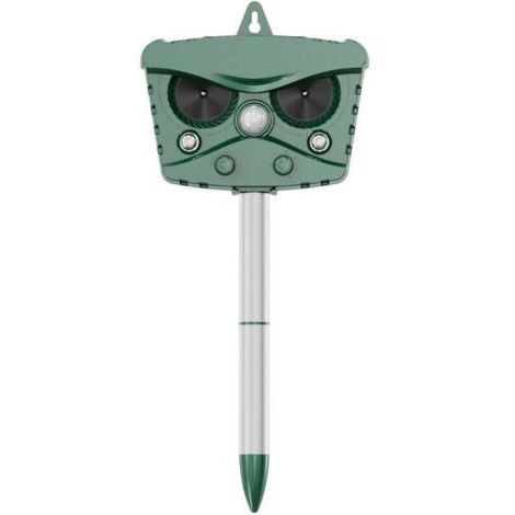 DEESSE SHOP-Répulsif à ultrasons pour chat, répulsif pour chien, répulsif pour oiseaux, pour jardins, champs, pépinières, IP45 - RWRépulsif pour insectes et animaux