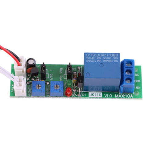 DEESSE SHOP-Retard de Minuterie de Cycle Réglable DC 5 V 12 V 24 V Interrupteur Marche et Arrêt Temps de Module de Relais 6 Types Prise en du Temps en Option 2 Modes Utilisés pour (DC 12 V.
