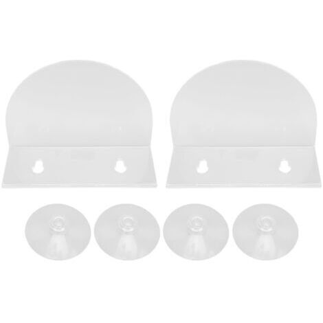 DEESSE SHOP-Rosvola 2 pièces étagères à plantes de fenêtre étagère d'aquarium support de plantes à rebord en acrylique transparent avec ventouses fortes pour kit microgreens aquarium L