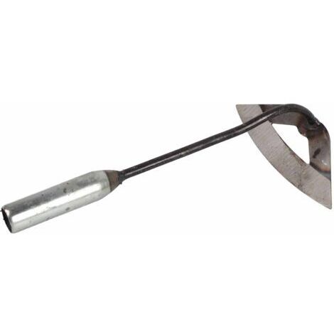 DEESSE SHOP-Rosvola Houe creuse en acier inoxydable, outil de jardin, râteau de désherbage, plantation de légumes, maison et ferme.