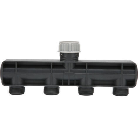 DEESSE SHOP-Rosvola Robinet de jardin à 4 voies G3/4, filetage mâle femelle, séparateur d'eau polyvalent, vanne d'irrigation pour Patio et ferme.