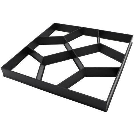 DEESSE SHOP-Rosvola Walk Maker 15,7 pouces ABS Réutilisable Pavé Béton Chemin Tremplin Pavé pour Pelouse Jardin Patio Cour