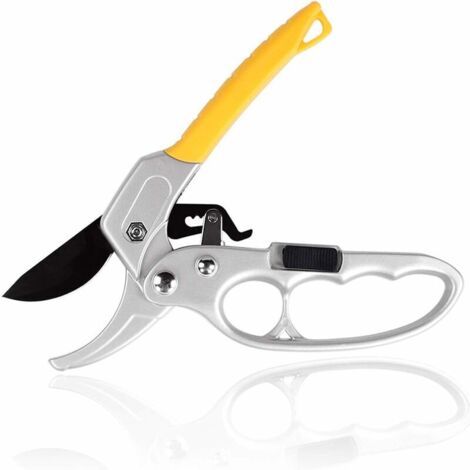 DEESSE SHOP - Sécateur de jardin, Cisailles de jardin professionnelles avec protège-mains Lame SK5 Sécateur Premium Ciseaux de jardin et taille-bordures Outils de jardinage Sécateurs et ciseaux d'élag