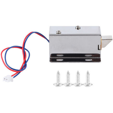 DEESSE SHOP-Serrure Électromagnétique - Mini Kit de Montage de Serrure Électromagnétique DC 12V pour Tiroir d'Armoire de Fenêtre de Porte