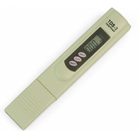 DEESSE SHOP - Stylo testeur LCD Digital TDS-3 Meter Temp PPM pour tester la qualité de l'eau