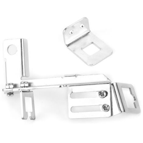 DEESSE SHOP-Support de câble d'accélérateur chromé, 2 pièces, adapté pour Chevy SBC BBC Holley.