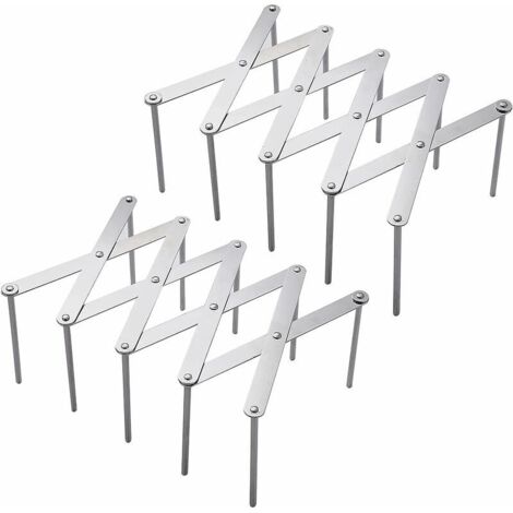 DEESSE SHOP - Support de couvercle de pot, 2 pcs support de rangement multifonction en acier inoxydable organisateur d'ustensiles de cuisine, pour ranger les casseroles, couvercles en verre, planche à