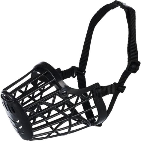 DEESSE SHOP - Taille du museau en plastique,muselière pour chien, muselière anti-morsure pour animaux de compagnie, muselière anti-aboiement pour animaux de compagnie(Taille:20cm)
