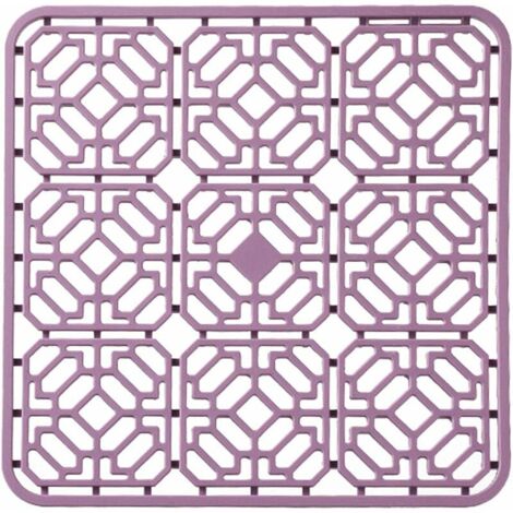 DEESSE SHOP - Tapis d'évier en silicone pour évier de cuisine Grille de protection pliable résistante à la chaleur Grille de séchage antidérapante pour fond d'évier en porcelaine en acier inoxydable d