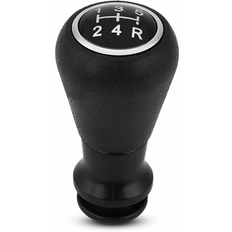 DEESSE SHOP - Tête de pommeau de levier de vitesse MT 5 vitesses adaptée pour 106 107 205 206 207 405 pour pommeau de levier de vitesse C1 C3 C4