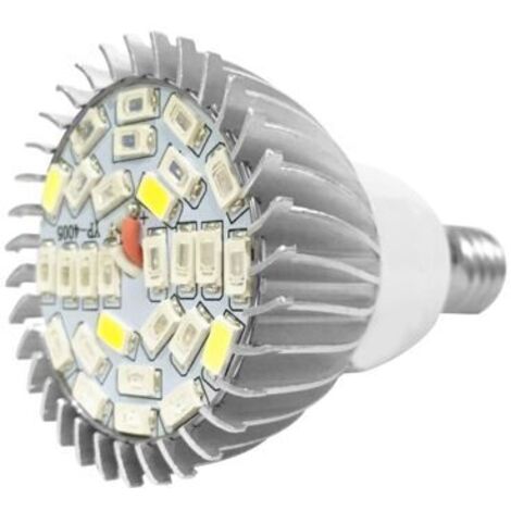 DEESSE SHOP-TOPINCN Lampe de Culture à LED 28W Spectre Complet E14 / GU10 LED élèvent Une Ampoule de Lumière pour Les Ampoules à Spectre de Plantes à Fleurs Lampes de Croissance et de Floraison 85V-26
