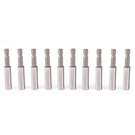 DEESSE SHOP-Tournevis à Changement Rapide 10 Pièces avec Tige, Douille D'extension, Support de Foret, Outils électriques Hexagonaux pour une Bonne concentricité, Antirouille, adapté aux