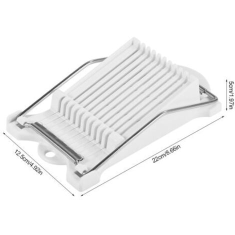 DEESSE SHOP-Trancheur Fromage 10 Fils en Inox Coupe Viande Manuel Coupe-Fromage Eplucheur Idéal pour Trancher Le Jambon Fromage Beurre