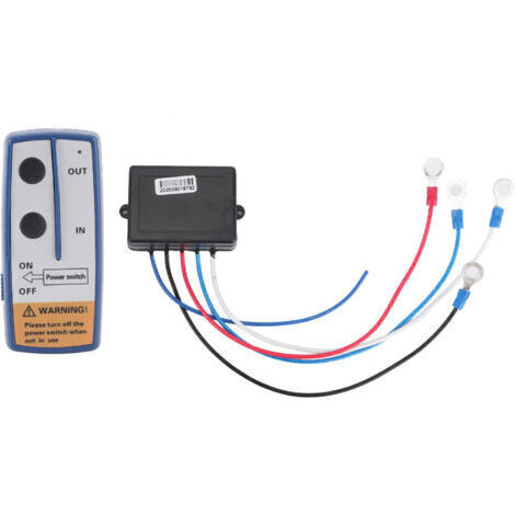 DEESSE SHOP-Treuil électrique télécommande sans fil système de contrleur 12V interrupteur d'alimentation pour véhicule tout-terrain