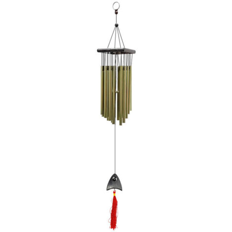 DEESSE SHOP - Wind Chime Bells 16 Tubes métalliques Amazing Grace Windchime pour jardin, cour, terrasse, décoration de la maison et cadeau