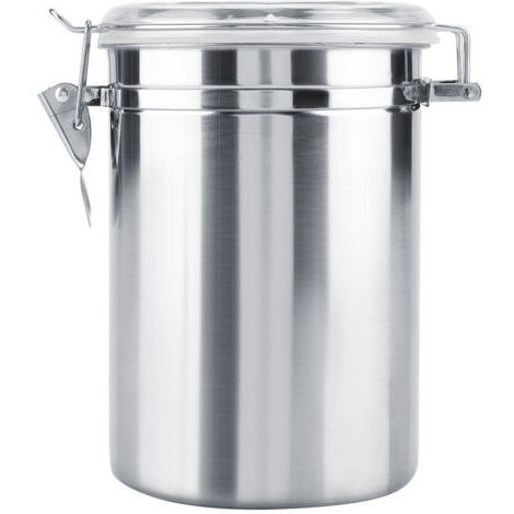 DEESSE SHOP-Xiuganpo Récipient à café en Acier Inoxydable, Pot de Stockage scellé Sous Vide pour Grains de thé au Sucre, Organisateur de Cuisine écologique de Grande capacité pour le Bureau à Domicile