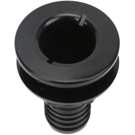 DEESSE SHOP-ZJchao Adaptation à la Coque, Connecteur de Coque Abs Abs Connecteur Accessoire 1‑1/2 Pouces à la Ajustement Droit à Travers la Connexion du Tuyau de pour Les Bateaux Marines (Black)