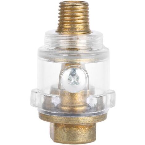 DEESSE SHOP-ZJchao Huileur d'Outil Pneumatique, Outil de Lubrification 1/4 Pouces BSP en Ligne, Lubrificateur d'huile pour Pneumatique, Tuyau de Compresseur, Lubrification Automatique pour la Compress