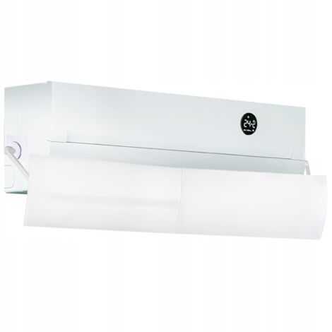 [ DEF2 ] Déflecteur de climatisation blanc 57,5 ​​x 16,5 cm