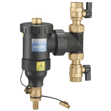Defangatore con valvole d’intercettazione, con magnete Caleffi 5453  3/4"