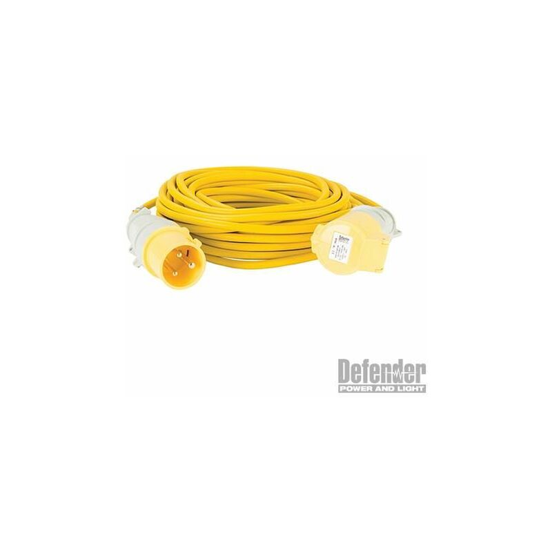 Extension Lead Yellow 2.5mm2 32A 14m 110V E85235