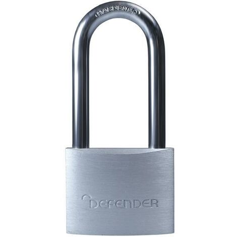DEFENDER Aluminium Padlock Long Shackle 40mm DEFDFAL425