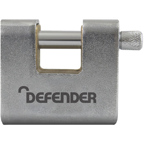 DEFENDER Armoured Warehouse Block Padlock 80mm Keyed Alike DEFAW80KA