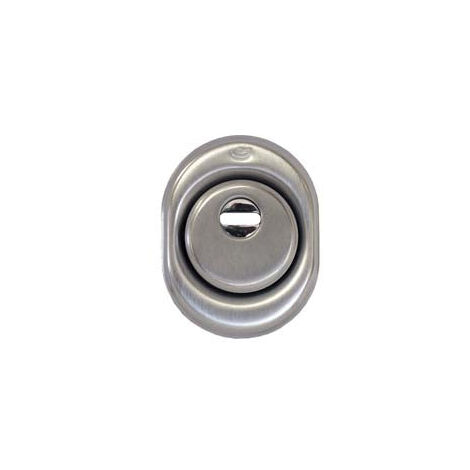 Defender avec écusson en acier chromé satiné - Defender mm.50x15h.