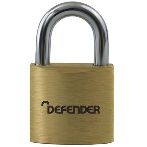 DEFENDER Brass Padlock 20mm Model DEFBP2 with Durable Construction and Secure Locking